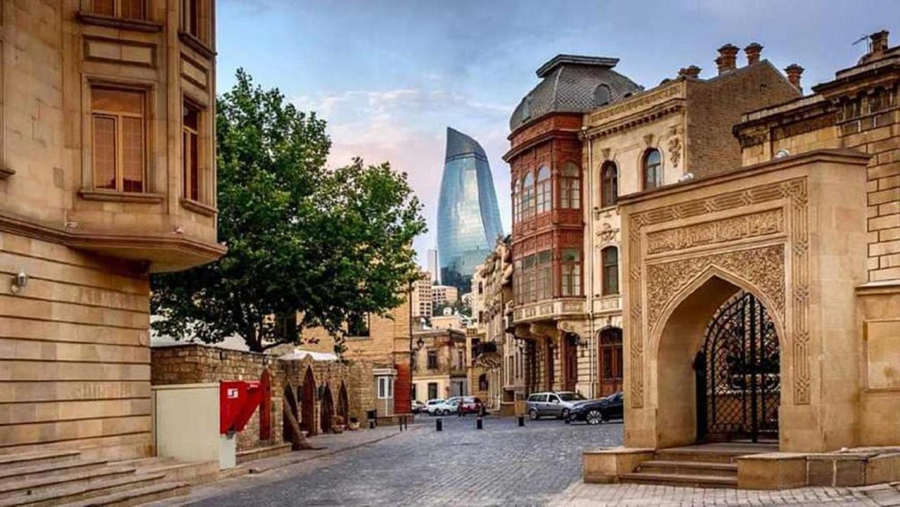 Check-In Apartment Near Fountain Square Vidadi Str Baku Exteriér fotografie